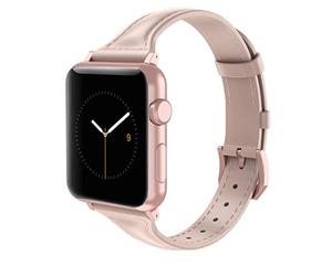 Ultra-delgada de cuero para Apple Watch Correa <span class=keywords><strong>iWatch</strong></span> de las mujeres de los deportes de los hombres correa de brazalete fresco - Product Image 3