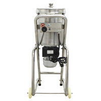Machine à hacher, couper et mélanger HELAXEN, bol commercial, viande, fruits, légumes, houmous, acier inoxydable, 32L, écologique, 1800W, 220V