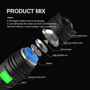 2025 mới nhất 10W siêu sáng chiến thuật đèn pin Torch flash ánh sáng 1000lm tiện dụng ngoài trời tìm kiếm <span class=keywords><strong>Lep</strong></span> sạc <span class=keywords><strong>Laser</strong></span> 2km - Product Image 3