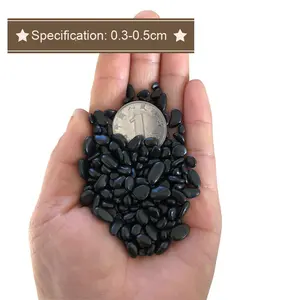 เครื่องประดับสวนโพลีเรซิ่นสีดำขนาดเล็กก้อนกรวดหินดอกไม้ LED สำหรับบ่อปลาฝาครอบดินแสงอาทิตย์จัดอันดับ Landscaping-IP68 - Product Image 6