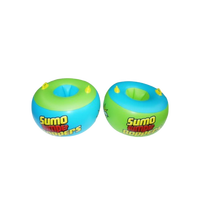 Boules de Sumo Gonflables en PVC MAKE WAVES (Lot de 2) 70x35cm – Pliables et Portables, Idéales pour Jeux d'Équipe en Piscine et Activités Extérieures Toutes Saisons