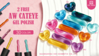 Vernis Gel Magnétique HEMA-Free TPO-Free AW Effet Œil de Chat – Couleur Sûre et Tendance pour l'Automne et l'Hiver – Nail Art Lumineux Effet Œil de Chat
