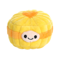 Vente en gros de poupées en peluche de maïs personnalisées avec logo, jouet en peluche de légume rond Kawaii, peluche de maïs de dessin animé, cadeau souvenir promotionnel