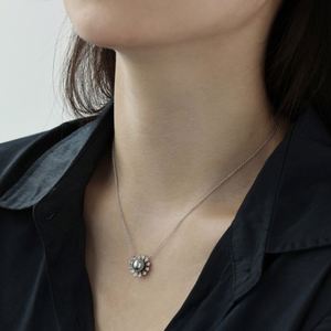 Dylam Elegant Design Hypoallergenic S925 <b>Silver</b> Rhodium Plated Shell Pearl 5A Zirconia <b>Necklace</b> Earrings Ring Women Jewelry <b>Set</b> - Product Image 4