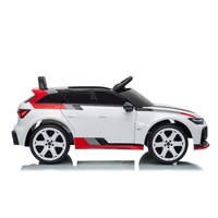 Voiture à pédales pour enfants sous licence, nouveau style, siège unique, batterie 12V, avec audio Bluetooth et lecteur de musique intégré