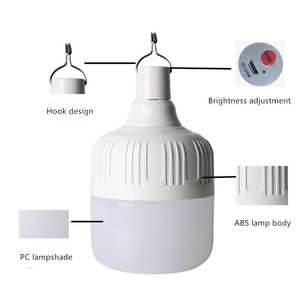 Ampoule LED d'urgence sans fil rechargeable par USB pour survie en extérieur, 10W, diamètre 60cm, autonomie 6-8h, vente en gros GZ - Product Image 2