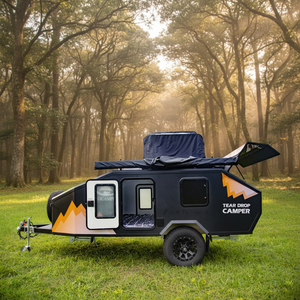 Minicaravana Estándar Australiana, Elegante Autocaravana con Remolque Tipo Teardrop y <span class=keywords><strong>Cama</strong></span> Queen de Lujo para Aventuras al Aire Libre - Product Image 1