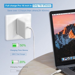 <span class=keywords><strong>Cargador</strong></span> Rápido de 96W con Adaptador USB C <span class=keywords><strong>para</strong></span> <span class=keywords><strong>Mac</strong></span> Book Pro 16/15/14/<span class=keywords><strong>13</strong></span>, <span class=keywords><strong>Mac</strong></span> Book <span class=keywords><strong>Air</strong></span> M4 M3 M2 M1, Adaptador de Carga <span class=keywords><strong>para</strong></span> Portátil, Nuevo - Product Image 2