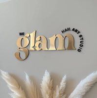 Lettres en PVC gaufrées effet métal 3D de haute qualité avec revêtement peint pour la publicité extérieure
