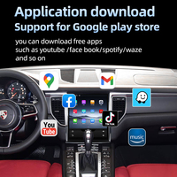 Lecteur DVD de voiture Android 11.3, CarPlay sans fil, écran tactile stéréo, CarPlay sans fil, navigation GPS Android, Porsche Macan 14-17