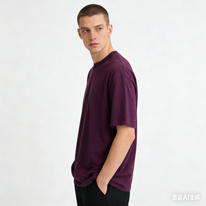 180GSM algodón grueso de calidad en relieve camisetas personalizadas impresas francés Terry Boxy camiseta en blanco negro ropa atlética camiseta para hombres - Product Image 5