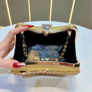 Party Evening bags Shoulder Crossbody Bag Sparkling Diamond Dress Bag Fashion Rhinestone <b>Clutch</b> Bag <b>Wedding</b> women's tote bags - Product Image 5