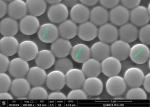 Partículas de Poliestireno Virgen No Modificado para la Fabricación de Plantillas Coloidales Ordenadas e Investigación sobre la Modificación de Materiales Compuestos - Product Image 3