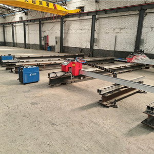 Cortadora de plasma CNC de pórtico ligero con accionamiento bilateral, riel de aluminio aeronáutico 1530, motor paso a paso 57, para arte en acero - Product Image 1