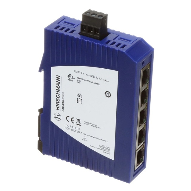 Original New Hirsch-mann SPIDER-SL-20-05T1999999SY9HHHH Ethernet Switch Unmanaged 5 Port 12 to 24VDC Spider III Series