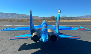 LEHOO SU27 Avión de Combate RC Eléctrico de Espuma, Modelo 2.4G, Control Remoto, Envergadura de 930 mm, 970 g, Cargador, Control por Aplicación - Product Image 2
