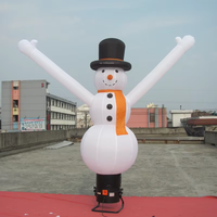 Danseur gonflable personnalisé, Sky Dancer, homme gonflable ondulant pour événement publicitaire, logo et design de dessin animé personnalisés
