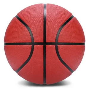 Basketball Oem Basketball Official Custom Logo Size 7 Outdoor Rubber Basketball With Printing Texture