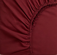 Drap-housse ajustable en microfibre tissée jetable 400TC respirant pour lit simple avec élastiques pour protège-matelas