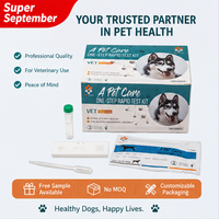 BEST VET Kit de test rapide vétérinaire pour la détection de la peste canine, de l'Ehrlichia, de la Babesia et de l'Anaplasma, kits de test rapide en une étape