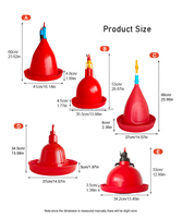 Abreuvoir Automatique Plasson Géant Cloche pour Volailles QA, Poulets, Canards, Oies et Reproducteurs
