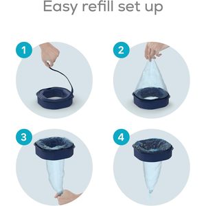 Cassette de recharge Angelcare pour poubelle à couches Classic XL, 6 pièces - Product Image 2