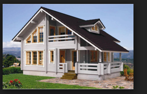 Vendita calda mobile log prefabbricato contenitore durevole casa in legno cottage all'aperto - Product Image 2