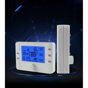 AC24V 2A Home HVAC <b>Thermostat</b> <b>WIFI</b> Compatible for <b>Heat</b> Pump-Max 3 Hot and 2 Cold for Hot and Cold AC Systems - Product Image 5