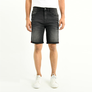 Fabrication directe en usine Short en jean tricoté respirant personnalisé de style décontracté pour hommes Bermuda à bas prix en grande quantité - Product Image 6