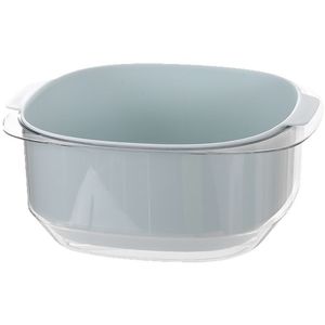 Beans Double Layer <b>Drain</b> <b>Basket</b> Thickened Plastic Kitchen Washing Basin Fruit Storage Vegetable Washing Home Use - Product Image 5