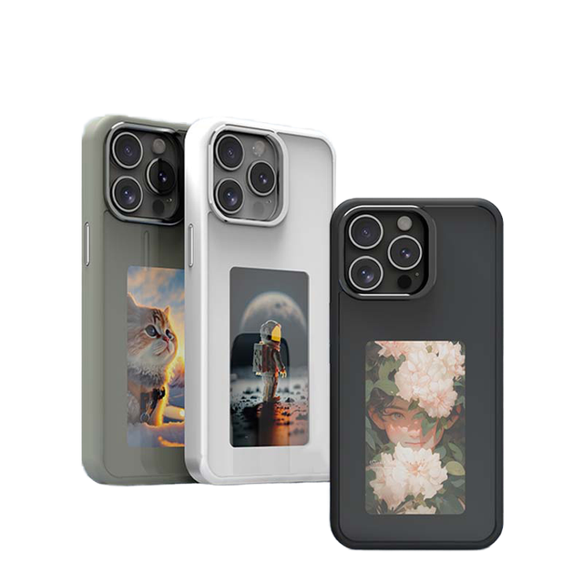 For iphone Premium case NFC Phone Case Wholesale Smart E Ink Screen Phone Cases PC Cover for iPhone NFC 13 14 15 Pro Max