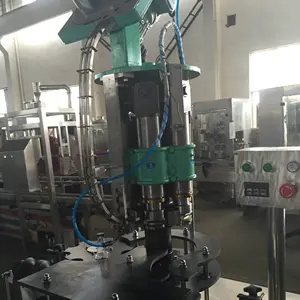 Hot sale factory direct supply of automatic beer/beverage/juice aluminium lids crown capping machine for glass bottle