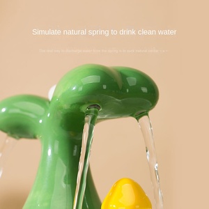 Distributeur d'eau potable écologique en céramique pour chiens et chats avec fournitures de bol étanche IPx4 pour animaux de compagnie - Product Image 2