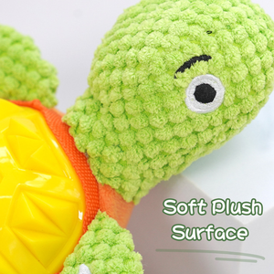 Yzs-köpekler kediler için <span class=keywords><strong>Pet</strong></span> oyuncaklar çiğnemek oyuncak interaktif sıkıntı rahatlatmak peluş TPR kaplumbağa gıcırtılı köpek köpek oyuncaklar - Product Image 4