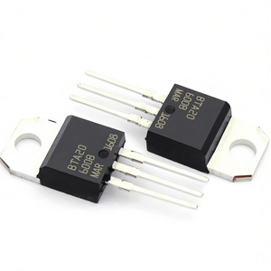 Tiristor TRIAC Bidireccional BTA20-600B 20A 600V TO-220 para Control de Velocidad de <span class=keywords><strong>Motor</strong></span> de CA y Atenuador de Luz - Product Image 1