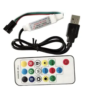 Glite Praktische Stijl Goede Prijs SP104E 17key Rf 15M Afstandsbediening Controller Ondersteuning Led Module Met Ic Verlichting Controle