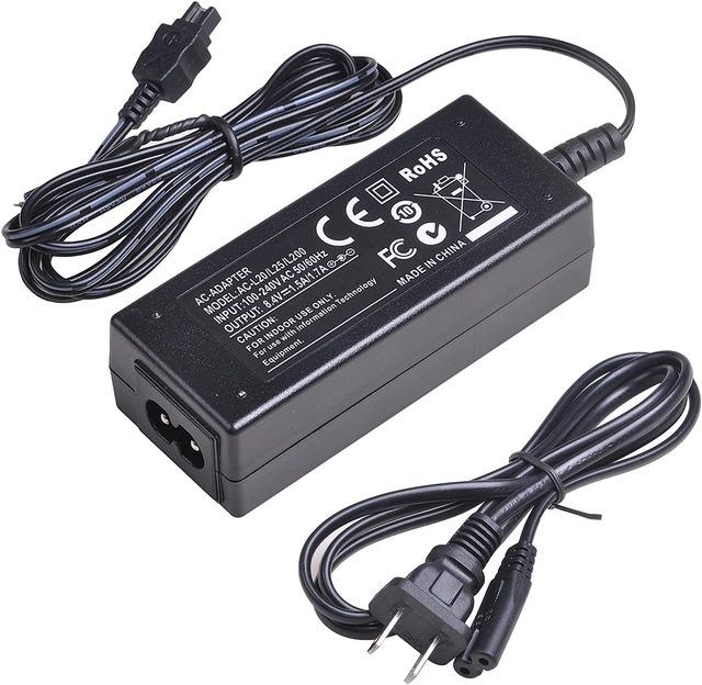 8.5V 1.5A 1.7A AC Power Adapter Charger for Sony HXR-NX30 HXR-NX30U HXR-NX70U Handycam Camcorder
