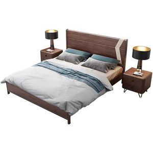 2024 Nieuwe Trend Verstelbare Slaapkamer Meubilair Modern <span class=keywords><strong>Platform</strong></span> Scandinavische Stijl Witte Koningin Hoog Hoofdeinde <span class=keywords><strong>Bed</strong></span> - Product Image 4