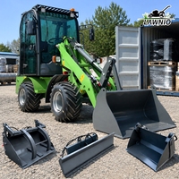 Nuovo Modello di Caricatore Elettrico LAWNIO con Altezza Massima di Sollevamento 2527mm, Multiuso per Rimozione Neve, Caricatore a Ruote