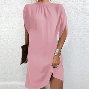 Maining Nouvelles robes à manches chauve-souris amples à la mode pour femmes Robe d'été élégante pour femmes - Product Image 3