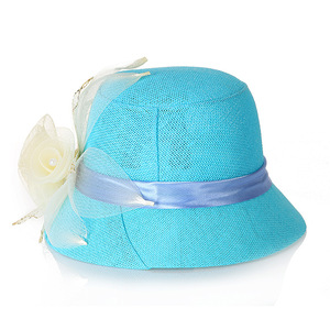 Chapeau de soleil pour femme, accessoire de mode en lin, nouvelle collection <span class=keywords><strong>printemps</strong></span> et été <span class=keywords><strong>2021</strong></span>, vente en gros - Product Image 4