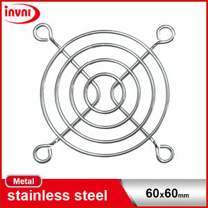 Protector de Ventilador de Refrigeración de Acero Inoxidable INVNI de Alta Calidad, Plateado, para CA/CC, 60x60mm (SG060-B1) - Product Image 2