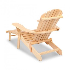 <span class=keywords><strong>Sedia</strong></span> Adirondack Pieghevole in Legno Massello Stile Moderno da Esterno, <span class=keywords><strong>Poltrona</strong></span> <span class=keywords><strong>Sdraio</strong></span> per Giardino, Magazzino o Terrazza Solarium - Product Image 3