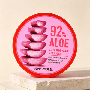 Gel de Aloe Vera OEM 92% con Ácido Hialurónico, Hidratante para Todo Tipo de Piel, Cuidado Corporal y de Manos - Product Image 1