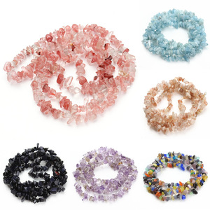 Perles de pierres naturelles irrégulières 5x8mm, brutes, pour la lithothérapie, pour bracelets et colliers faits main, unisexe, pour la création de bijoux de mode DIY - Product Image 1