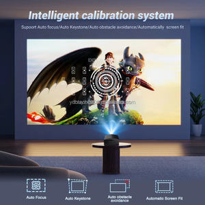 Projecteur LCD YG710W à mise au point automatique, haut de gamme, LED 20W, haut-parleur intelligent Android 12, courte focale, 2000-2500 lumens, home cinéma - Product Image 3