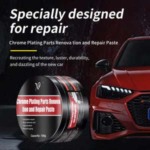Pasta Restauradora y Reparadora de Cromo X9, 100g, Elimina Manchas, Restaura el Brillo Brillante para Superficies Cromadas de Automóviles - Product Image 2