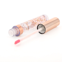 Brillant à lèvres magique rose imperméable à l'eau de changement de couleur de marque privée personnalisée
