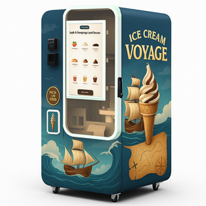 Máquina Expendedora Inteligente de Helado Suave - Servicio Rápido en 15 Segundos, 59 Sabores Personalizables, Preparación Rápida con Código NFC/QR - Product Image 2