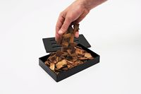 Boîte à fumée en fonte pour barbecue, boîte à fumée robuste pour barbecue au gaz et au charbon, accessoires de fumage pour grillades en extérieur